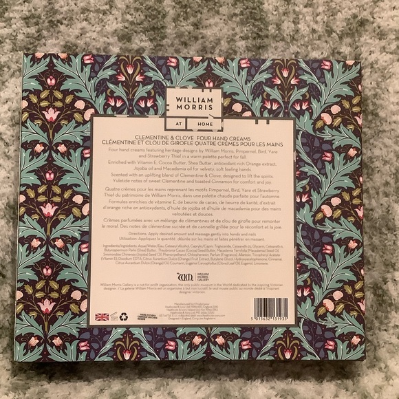 William Morris At Home Luxury Scented Hand Cream Set of 4 NWT 4x1.7oz Clementine - Picture 9 of 16